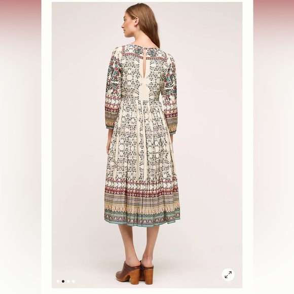 Bhanuni By Jyoti Far Fields MIDI Dress Anthropologie - Picture 6 of 7
